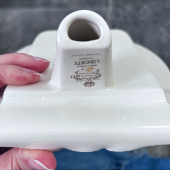 VNTG 1987 Masons Ironstone Liberty London Oval Photo Frame Art Nouveau Style - Picture 11 of 11